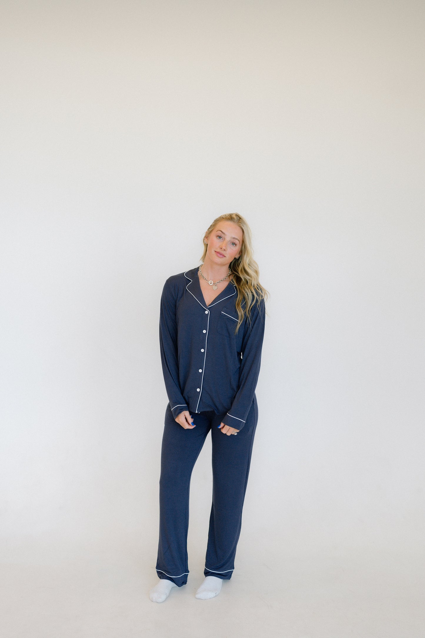 Navy Long Set - Everrest
