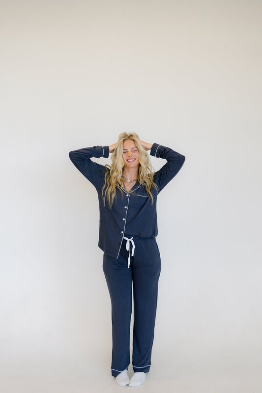 Navy Long Set - Everrest