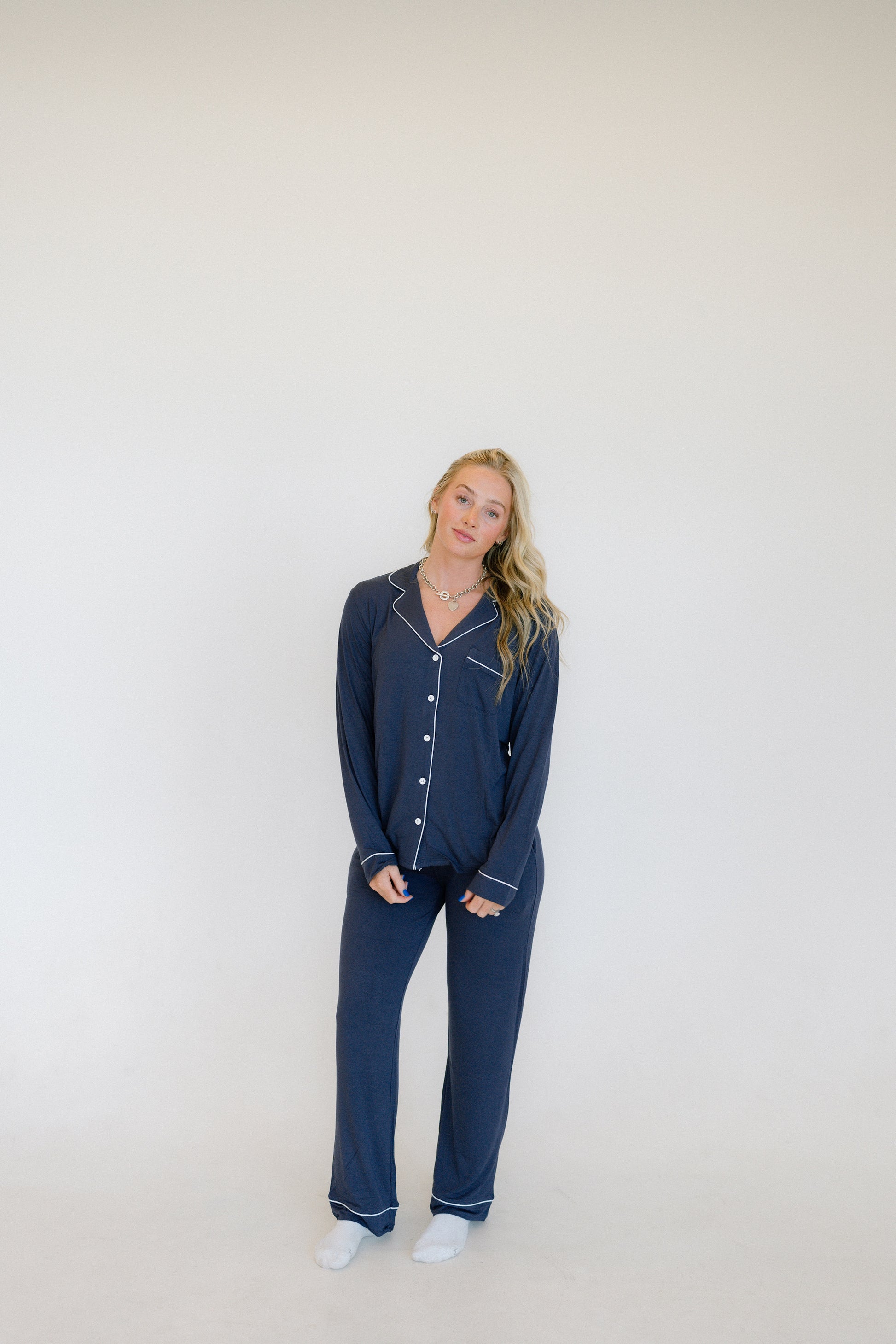 Navy Long Set - Everrest