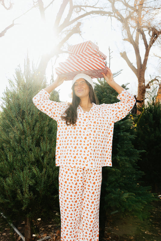 Gingerbread Pajama Set