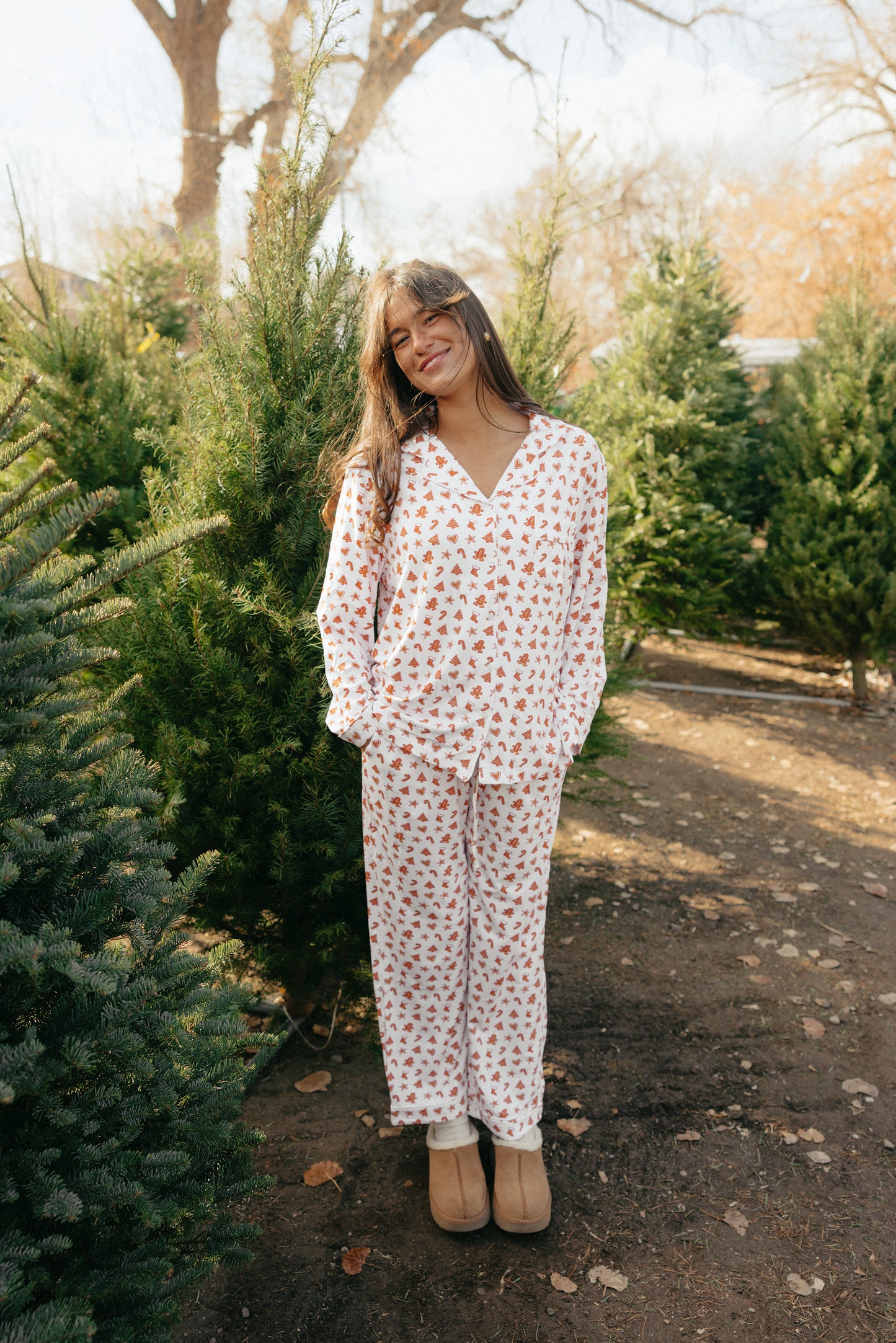 Gingerbread Pajama Set